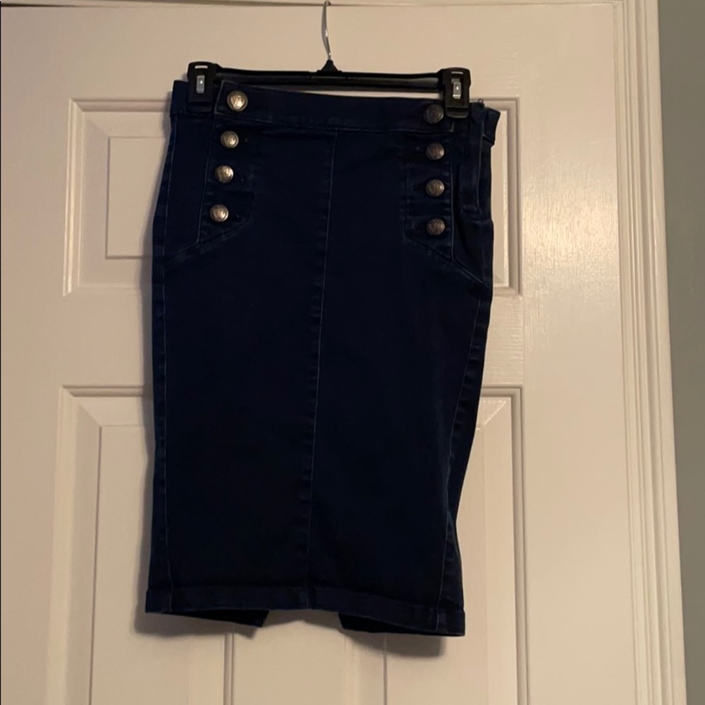 Express jean skirt!